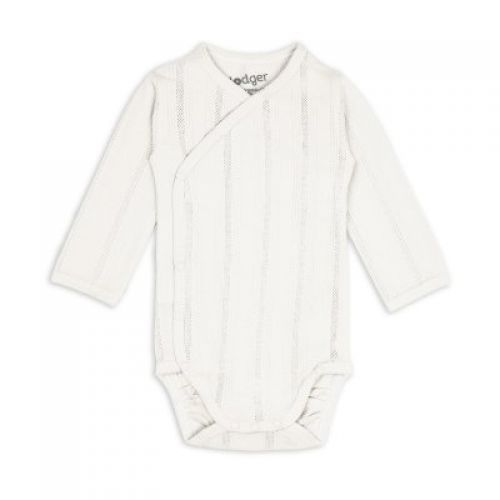 LODGER Body s dlouhým rukávem Pointelle Cream vel. 56