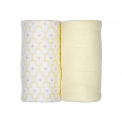 LODGER Swaddler Solid Matcha 2balení 110 x 110 cm Butter