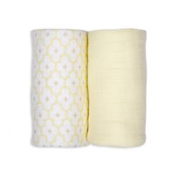 LODGER Swaddler Solid Matcha 2balení 110 x 110 cm Butter