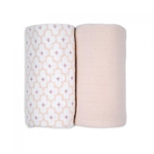 LODGER Swaddler Solid Matcha 2balení 110 x 110 cm Powder