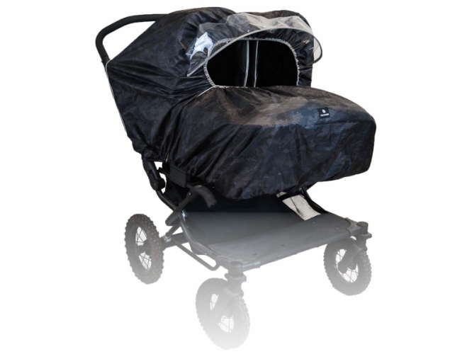 Pláštěnka na kočárek pro dvojčata Camo