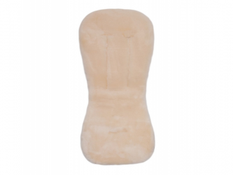 EasyGrow Podložka do kočárku jehněčí kůže Off White