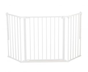 BabyDan Prostorová zábrana Flex M bílá 90-140 cm