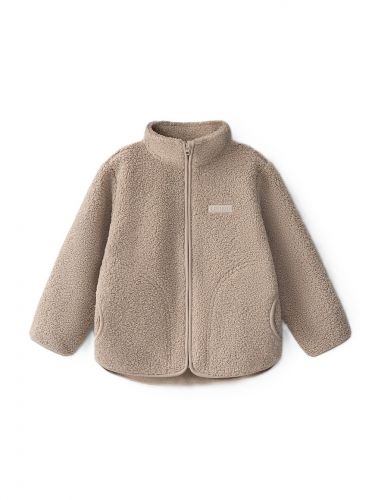 LEOKID Fleecová bunda Theo Almond Milk vel. 92