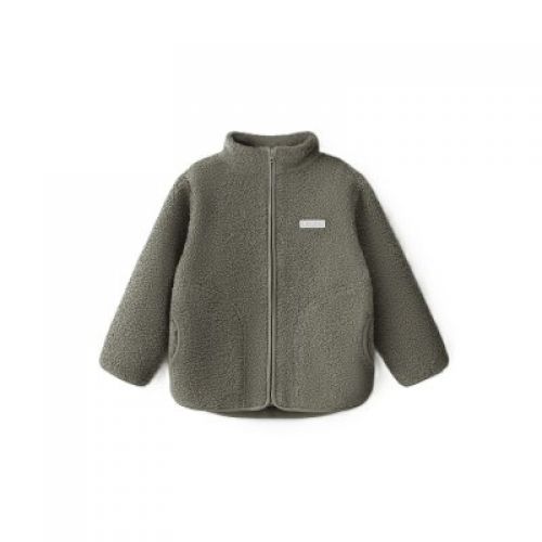 LEOKID Fleecová bunda Theo Vetiver Green vel. 122