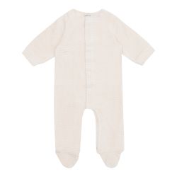Witlof for Kids Žebrované dupačky 62/68 Soft sand velvet rib