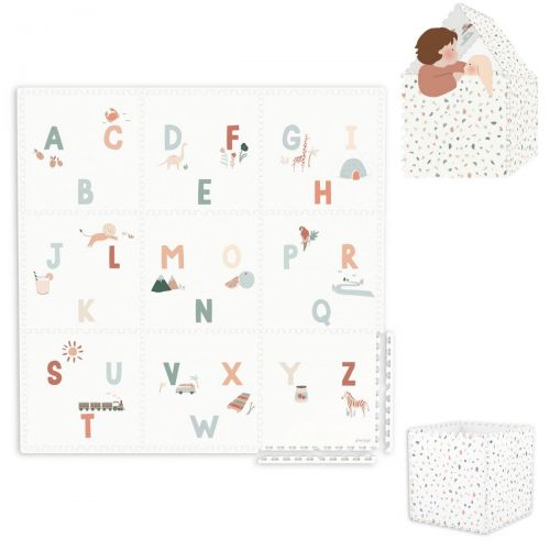 PLAY AND GO Tiloo EEVAA Podložka na hraní a domeček Alphabet