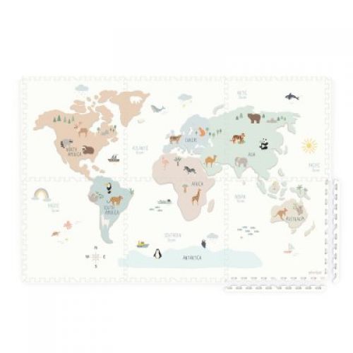 PLAY AND GO Tiloo EEVAA Podložka na hraní Worldmap