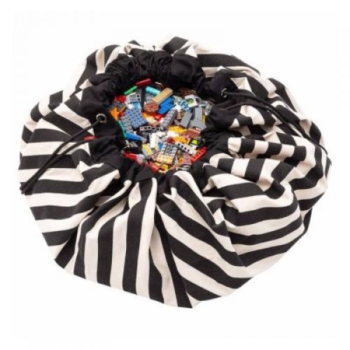 PLAY AND GO Noomad original Vak na hračky Stripes Black