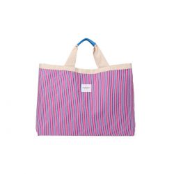 Studio Noos Poplin Beach Bag Plážová taška Rasberry Striped
