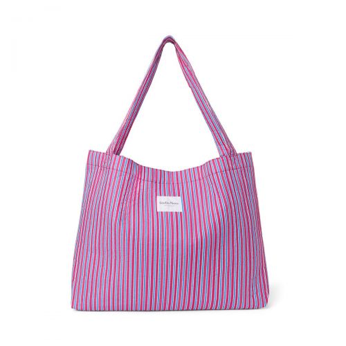 Studio Noos Poplin Mom Bag Rasberry Striped