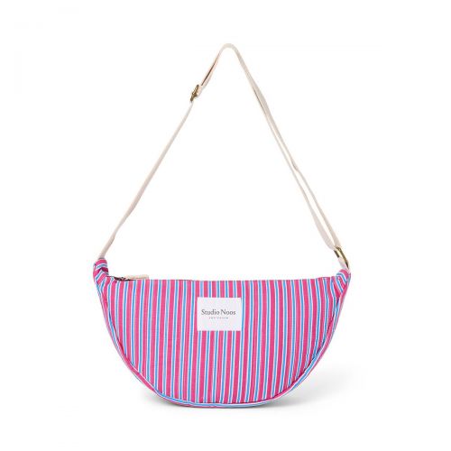 Studio Noos Poplin Adult Fanny Kabelka Raspberry Striped