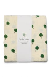 Studio Noos Swaddle Zavinovačka Print Large White Clover
