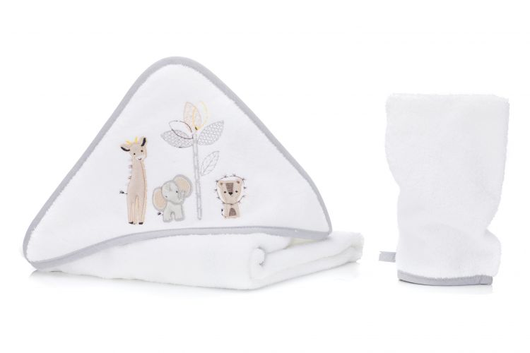Fillikid Osuška s kapucí + žínka safari white