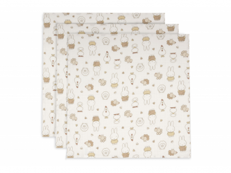 Pleny 3 ks 70x70 cm Miffy Family Farm