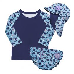 Bambino Mio koupací sada BLUE WHALE, 1-2 roky