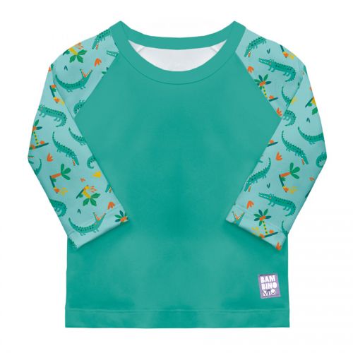 Bambino Mio Dětské tričko do vody s rukávem Crafty Croc, 6-12 měsíců