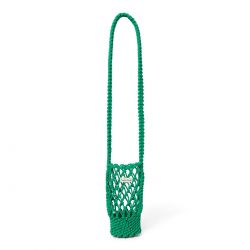 Studio Noos Macrame Bottle Bag Green