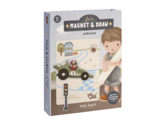 Little Dutch Knížka s magnety Jim Doprava
