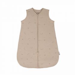 Witlof for Kids Letní spací pytel 90 cm jacquard Galaxy Dreams Dark Taupe