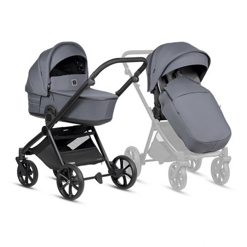 Kočárek Tutis Mio3+ 2v1 Essential Dark gray 103