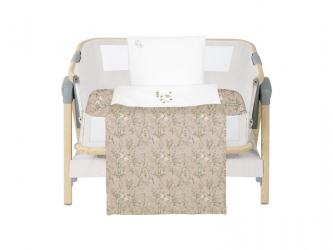 Ložní sada s povlečením 3ks do postýlky 50x85 cm Secret Garden Beige