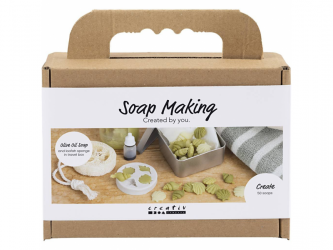 Creativ Company Kreativní sada výroba mýdla Seashells Olive Green