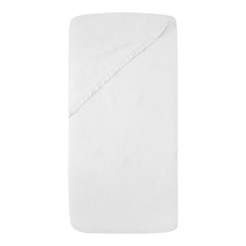 Witlof for Kids Prostěradlo s volánem Tuck-inn 60 x 120 cm White