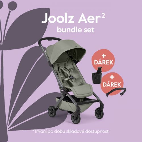 Kočárek Joolz Aer2 BUNDLE SET Sage green