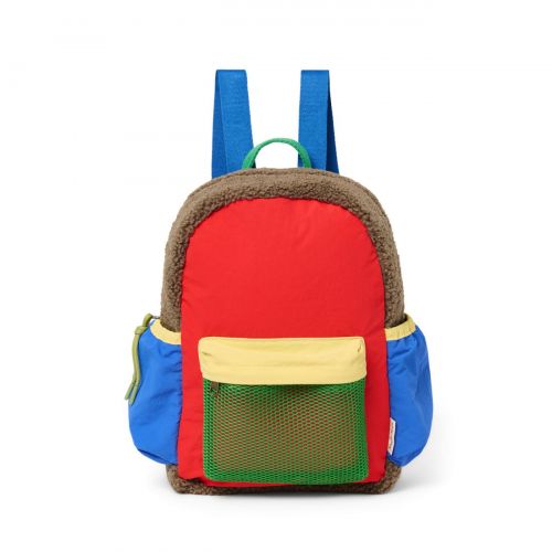 Studio Noos Patchwork Midi Backpack Batůžek Fiery red