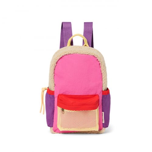 Studio Noos Patchwork Mini Backpack Batůžek Bright Pink
