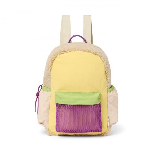 Studio Noos Patchwork Midi Backpack Batůžek Butter Yellow