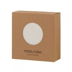 NIDO NIDO Pěnová hrací podložka Puzzle 9ks Ivory White