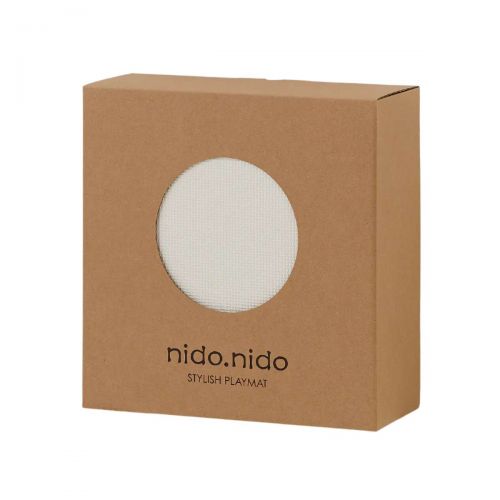 NIDO NIDO Pěnová hrací podložka Puzzle 9ks Ivory White