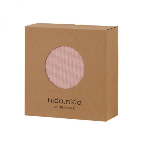 NIDO NIDO Pěnová hrací podložka Puzzle 9ks Taupe Pink