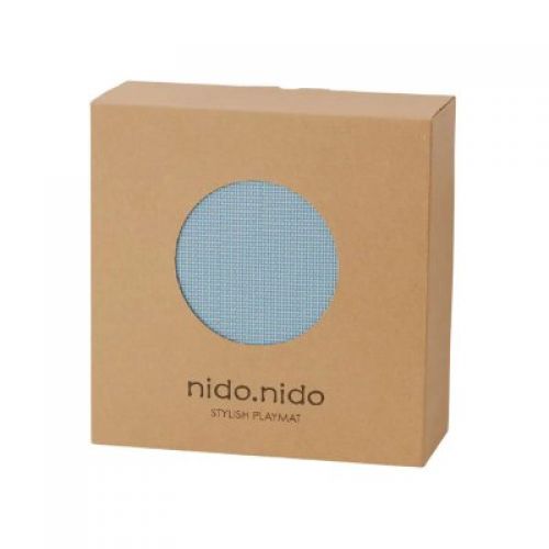 NIDO NIDO Pěnová hrací podložka Puzzle 9ks Dusty Blue