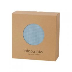 NIDO NIDO Pěnová hrací podložka Puzzle 9ks Dusty Blue