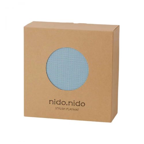 NIDO NIDO Pěnová hrací podložka Puzzle 9ks Dusty Blue