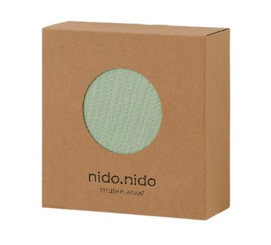 NIDO NIDO Pěnová hrací podložka Puzzle 9ks Sage Green