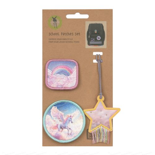 Lässig School Patches Set Unicorn star