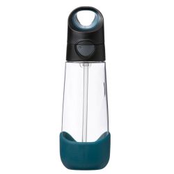 b.box Láhev na pití s brčkem 600 ml night vision