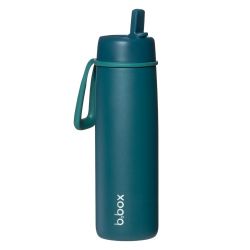 b.box Nerezová termoláhev s brčkem 690 ml sea glass