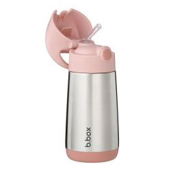 b.box Termoska na pití s brčkem 350 ml blush crush