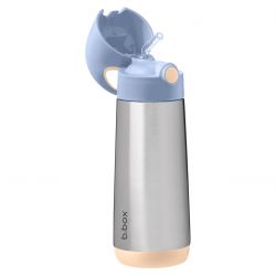 b.box Termoska na pití s brčkem 500 ml broskvová