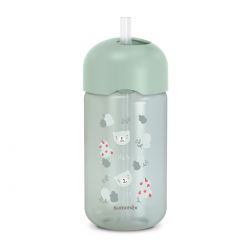 Suavinex Lahvička s brčkem WILD&FREE 340 ml zelená