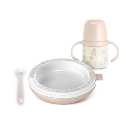 Suavinex Jídelní TERMO set WILD&FREE +6 m růžový