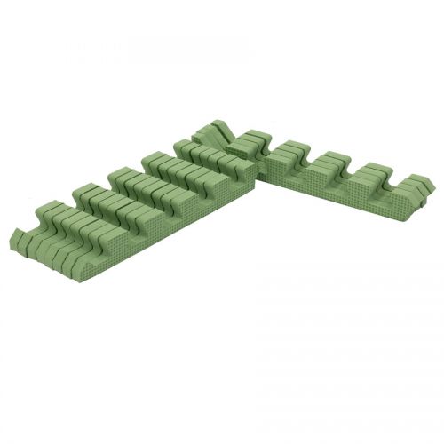 Rialto Baby Sada okrajů Green pro pěnové puzzle 90x90cm