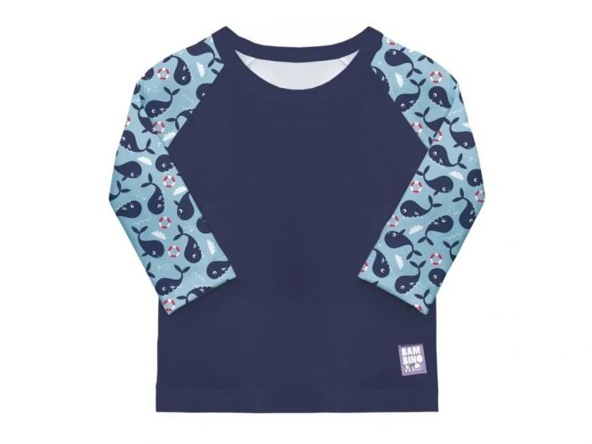 Bambino Mio Dětské tričko do vody s rukávem Blue Whale, 2-3 roky