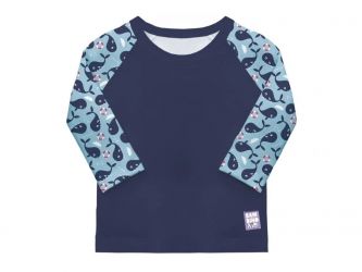 Bambino Mio Dětské tričko do vody s rukávem Blue Whale, 2-3 roky