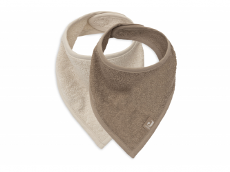 Bryndáček bandana 2ks Sand / Milky Coffee